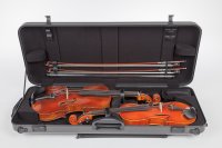 (Bild für) Gewa IDEA Carbon Doppeletui Violine / Viola mit U-Bahngriff