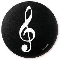 (imagen para) Mousepad Violinschlüssel Schwarz