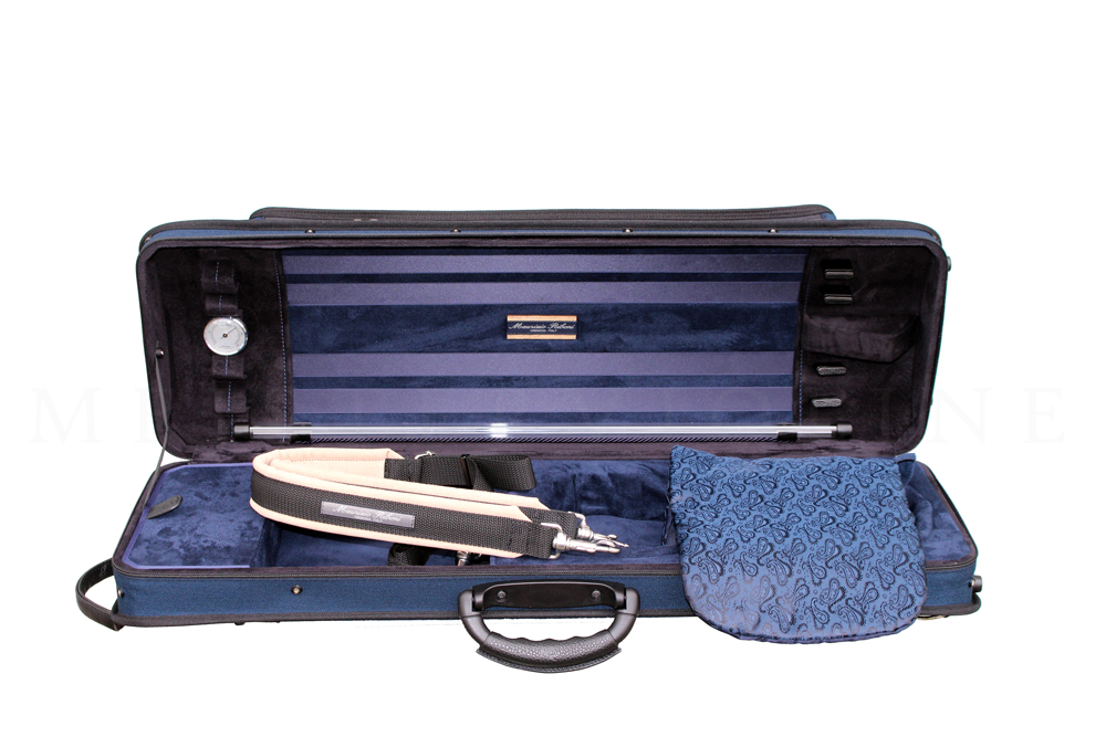 Riboni Violin case ZEROOTTO blue ✓ Meistervioline