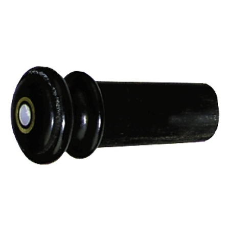 End button Ebony for violin with eye