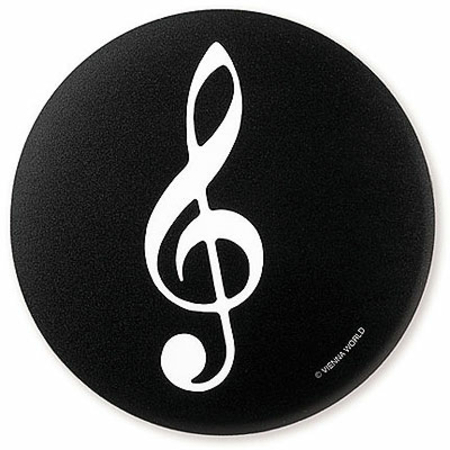 Mousepad Violinschlüssel Schwarz