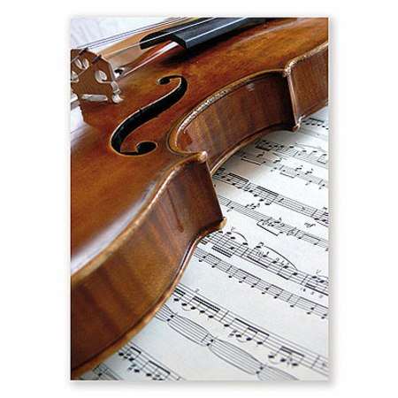 Post Card Violin