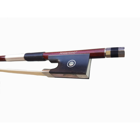 Andantino carbon violin bow with wood design