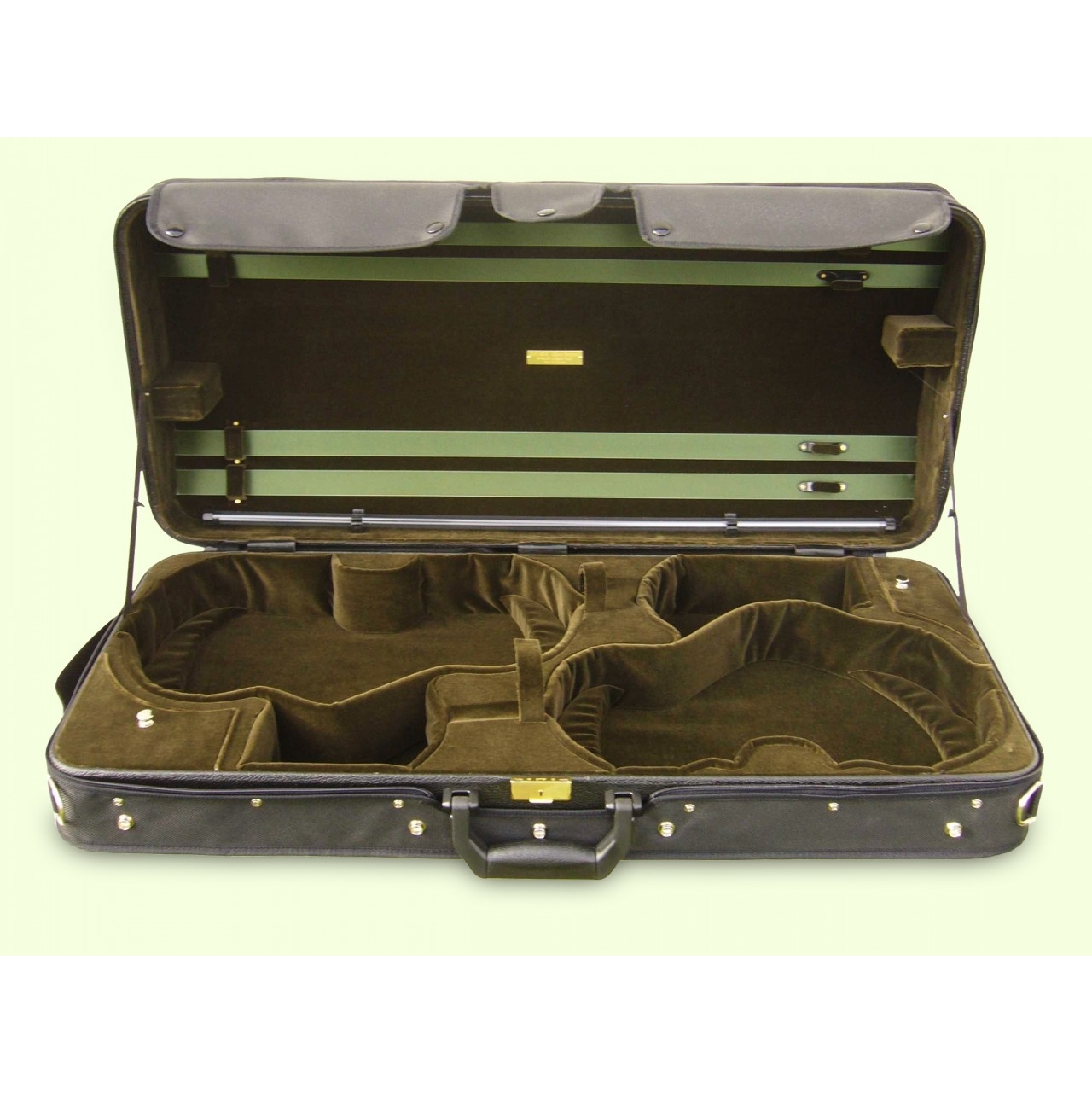 ETUIBAU Oliver Bergner バイオリンケース ドイツ製 4/4 Oliver Bergner Double Case Deluxe Violin Viola ✓ Meistervioline