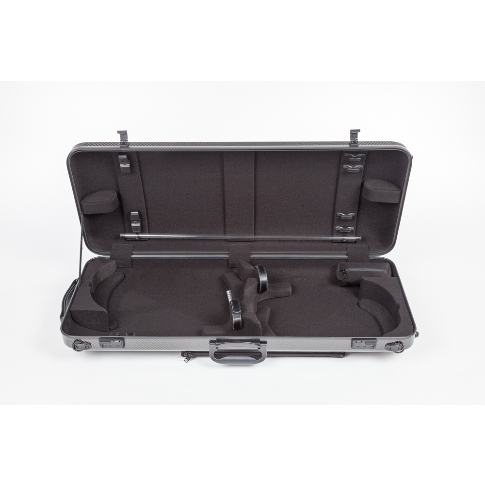 Gewa IDEA Carbon Fiber Double Violin / Viola Case Meistervioline