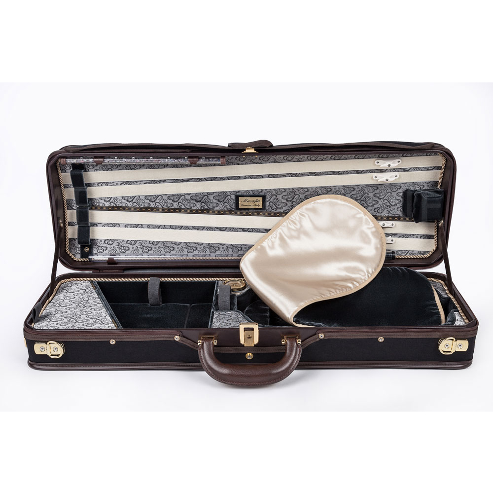 Musafia（ムサフィア） バイオリンケース Luxuryシリーズ Musafia Luxury Ultralight Violin case Grey ✓ Meistervioline