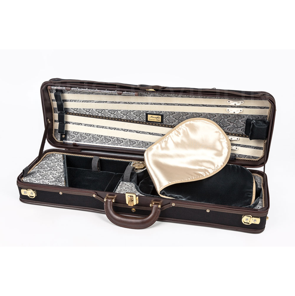 Musafia（ムサフィア） バイオリンケース Luxuryシリーズ Musafia Luxury Ultralight Violin case Grey ✓ Meistervioline