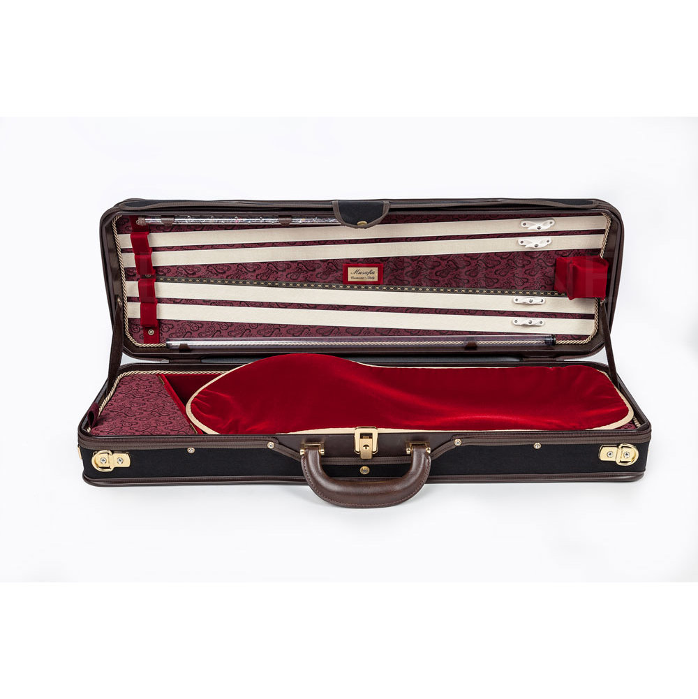 Musafia（ムサフィア） バイオリンケース Luxuryシリーズ Musafia Luxury Ultralight Violin case red ✓ Meistervioline
