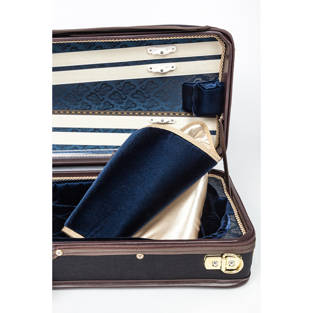 Musafia Luxury Ultralight Violin case Blue ✓ Meistervioline