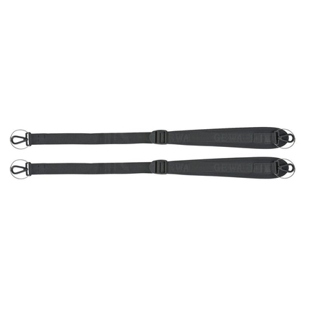 Gewa Rucksack Neopren straps for cello case - black carabiner