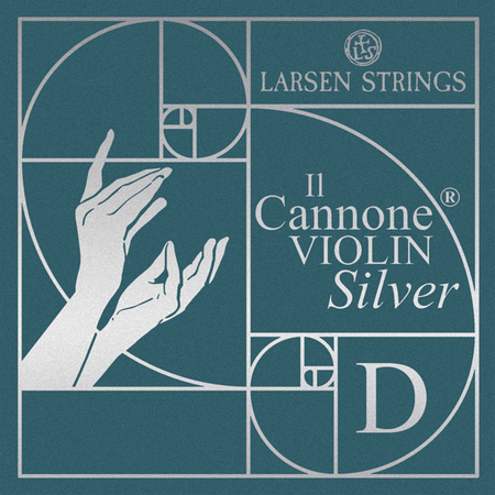 Larsen Il Cannone Silver Violin String D