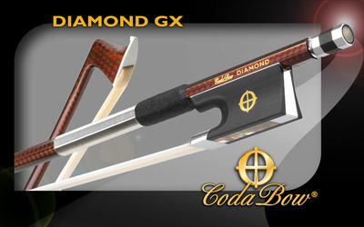 CodaBow DIAMOND GX - Arco para violín de carbono